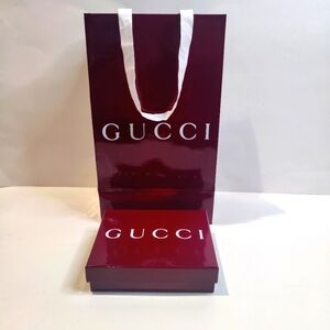 Gucci Empty Small Box with Shopping Bag